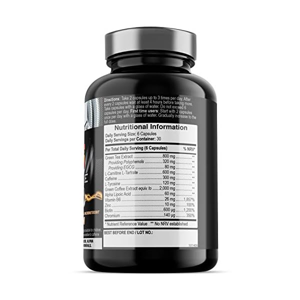 T5-Xtreme-for-Men-and-Women-HIGH-in-CHROMIUM-which-contributes-to-normal-macronutrient-METABOLISM-the-maintenance-of-normal-BLOOD-GLUCOSE-LEVELS-180-Vegetarian-Capsules Iron Labs T5 Xtreme for Men and Women – Keto Diet Friendly – Plus Green Tea Extract, L Carnitine and Caffeine – High in…