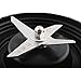 N17-1001 Blade Compatible with RX Blender Replacement Parts Fit for 1700-watt Blender Juicer Mixer