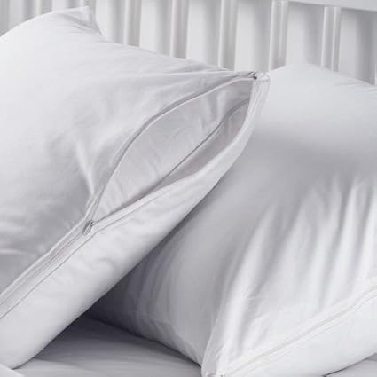 Amazon Com Mine Pillows 2 White Hotel Hypoallergenic Pillow Case