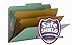 Smead Pressboard Legal Size File Folders with SafeSHIELD Fasteners, 2 Dividers, 2