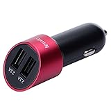 Car Charger, Lemfo 4.8A/24W Smart Dual USB Charger Adapter for Apple and Android Devices