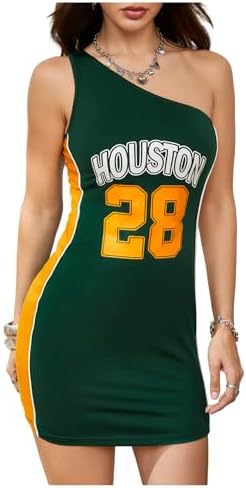 sequin basketball jersey dress Whitewed Personalized Name and Number Sequin 90'S Women's Baggy Sports Jersey  Dresses Black at Amazon Women's Clothing store