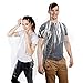 Disposable Rain Poncho Family 8 Pack: Clear Emergency Raincoat Ponchos w/Hood for Adults & Kids - Heavy Duty One Size Fits All Waterproof Travel Plastic Rain Jacket for Adult Men & Women or Children