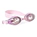 Bling 2O Girls' Jewel Pink Kids Swimming Goggles (Ages 3+ up) - UV Protection, Latex-Free, 100% Silicone Material - Includes Anti-Fog & Adjustable Head Strap