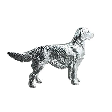 Silver 25x40mm Long Haired Labrador Brooch Amazon Co Uk Jewellery