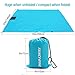 FANCYWING Beach Blanket Sand Proof/Compact Pocket Blanket/Outdoor Waterproof Blanket for Hiking, Travel, Camping, Festival and Backpacking 55” X 78” Super Large Sand Free Outdoor Beach Blanketthumb 4