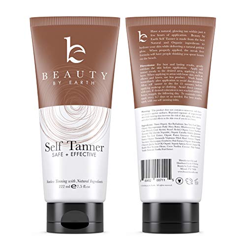Self Tanner with Organic & Natural Ingredients, Tanning Lotion, Sunless