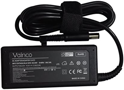 Vainco 65W Replacement Adapter Charger for HP Pavilion G4 G6 G7 M6; EliteBook 2540p 2560p Revolve 810 820 840 850 Folio 9470m; HP G42 G50 G56 G60 G62 G72; Probook 430 440 455 G1 G2; 640 645 650 655 G1