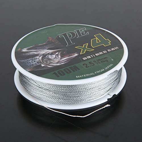 HEALTHLL 1PC 100M PE Braided Fishing Line 4 Strands Fishing Lines Multi-Filament Fish Line Rope Cord Super Strong Fishing Line 3.0