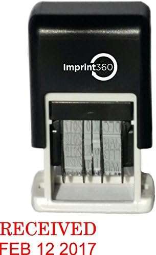 IMPRINT360, Self-Inking Rubber Date Stamp - RECEIVED