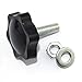8 Set M620 Thumb Screw Plastic Plum Blossom Shape Head Threaded Knurled Grip Knobs Clamping Screw with Nut Washer