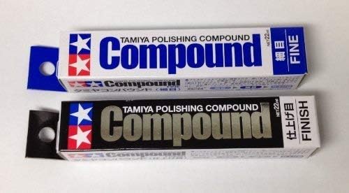 TAMIYA Polishing Compound Fine and Finish SET, multicolor, Small