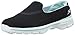 Skechers Performance Women's Go Walk 3 Strike Walking Slip-On Shoe, Black/Aqua, 9 M US