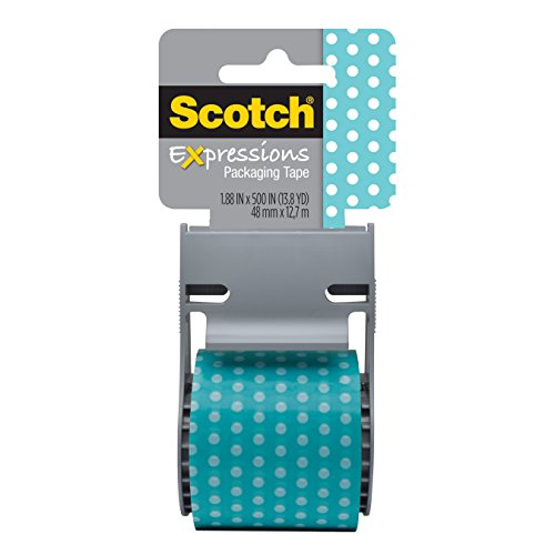 Scotch Decorative Shipping Packaging Tape, 1.88 x 500 Inches