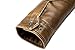 Wantdo Men's Vintage Stand Collar Pu Leather Jacket US Small Yellow