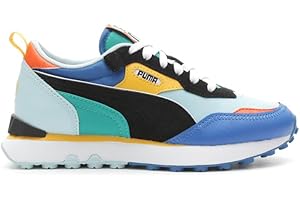 PUMA Kids Boys Rider Fv Pinball Lace Up Sneakers Shoes Casual - Blue