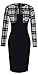 HOMEYEE Women's Long Sleeve Wear to Work One Piece Pencil Dress B10