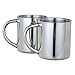 Bekith Kids Water Mugs Stainless Steel Drinking Cups Double Wall Food Grade Durable Safe - Set of 2