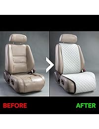 IVICY Funda para asiento de coche + Bonus = Protector universal para asientos delanteros de coche   se adapta a la mayoría de coches, camiones, camionetas   1 juego