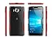 Microsoft Lumia 950 Case Ghostek® Cloak Silver Slim Hybrid Impact Armor | Lifetime Warranty Exchange red