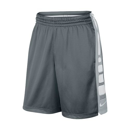 Nike Mens Elite Stripe Basketball Shorts (Grey, XX Large)