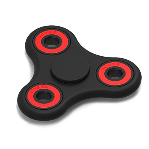 Fingertip Toy, Emopeak Tri-Spinner Fidget Hand Spinner Toy Stress Reducer Focus Toy Relieves ADHD Anxiety and Boredom Guarantee