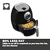 Tower T17005 Health Manual Air Fryer Oven with Rapid Air Circulation and 30 Min Timer, 3.2 Litre, Black