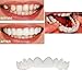 Inverlee Comfort Fit Flex Cosmetic Teeth Denture Teeth Top Cosmetic Veneer (white)