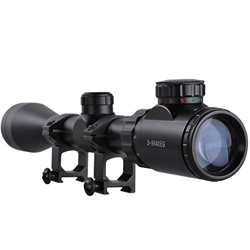 3-9x40e red and green air rifle gun optics sniper hunti…