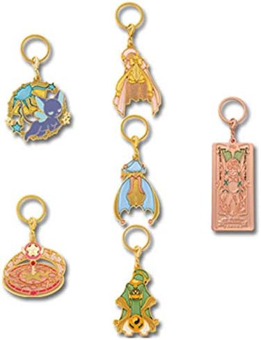 Amazon 一番チャーム アニメ カードキャプターさくら クリアカード編 F賞 ステンドグラス風チャーム さくらカード編 全6種セット アニメ 萌えグッズ 通販