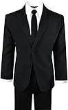 Boys Black Tuxedo Suit with Tie Young Boys Youth Size 10