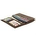 Mens Long Wallet with Checkbook Holder - RFID Blocking Leather Checkbook Wallet