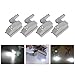 COSORO Hinge LED Sensor Light for Kitchen Cabinet Cupboard Closet Night Lights（Not Include Battery）, Living Room/Bedroom/Wardrobe Night Lights (12Pcs)