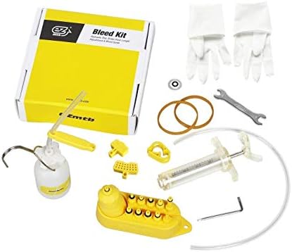 INKESKY Hydraulic Disc Brake Bleed Kit with Mineral Oil Fluid Compatible for Shimano/Tektro/Mugura/Formula/Avid/Sram/DOT