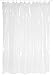 Carnation Home Fashions Super Clear 10-Gauge Anti Mildew Extra Long Vinyl Shower Curtain Liner, Size: 72