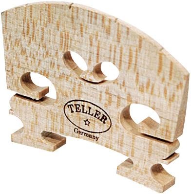 Teller 846C Violin Bridge Aubert Model. Shaped and Fitted 1/2 Size