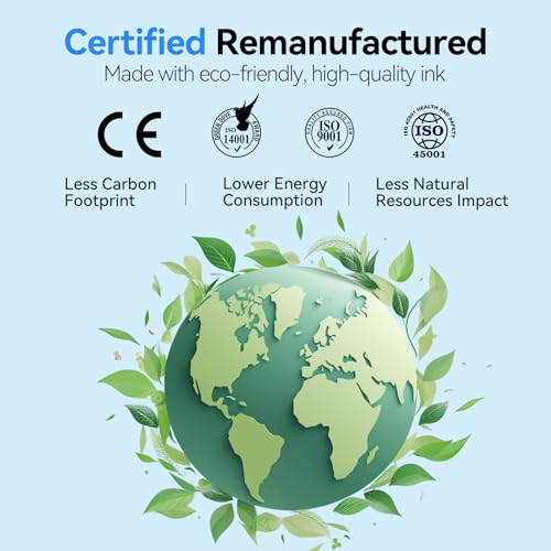 Sunnieink Ink 303XL BK/CMY - 750/450+ Pages, Replacement for HP 303 Original Cartridge Black & Colour, for HP Envy Inspire 7220e 7920e 7924e Envy Photo 6220 6230 6232 7120 7830 7930 Tango X