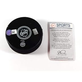 Kevin Hayes Signed NHL Souvenir Hockey Puck Rangers Steiner Auto - Autographed NHL Pucks - Image 3