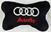 Audi Car Seat Neck Rest Pillow Cushion 2pcs Black