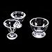 Dollhouse Accessories, 34pcs Doll Cups Micro Dollhouse Accessories Transparent Plastic Wine Glass Beer Mug Drinking Cup Teacup and Wine Glass Set Miniature Dollhouse Kitchen Accessories