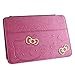 niceEshop Hot Pink Cute Hello Kitty With Stand Angle View Flip Leather Case Cover for Apple iPad Mini +Screen Protector