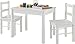 Ameriwood Home Hazel Kid's Table and Chairs Set, White