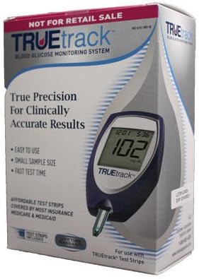 Truetrack Blood Glucose Monitoring System Complete kit