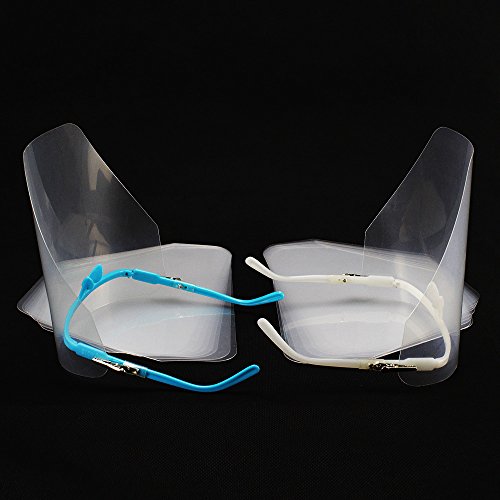 2 sets Eyewear Detachable Face Shield Dental Clinic (2 Frames and 20