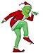 Xcoser Grinch Santa Christmas Costume Outfit Suit for Adult XL