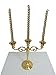 Happy Lifestyles Classic Beautiful Metal Candle Stick Candle Holder 3 Stands Golden