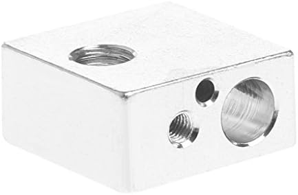 Aluoflower Aluminium Heating Block 202010mm M6 M3 Thread For Makerbot MK7/MK8 3D Printer