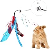 GOLDGE Cat Toys Long Lasting Retractable Wand with 15 Replacements view 2