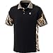 Legendary Whitetails Men's Big Game Camo Pro Hunter Performance Polo Black XX-Large
