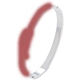 EunWow Fashion H Bracelet Stainless Steel Bracelet Jewelry H Bangle Cuff Bracelet birthday Gift for women